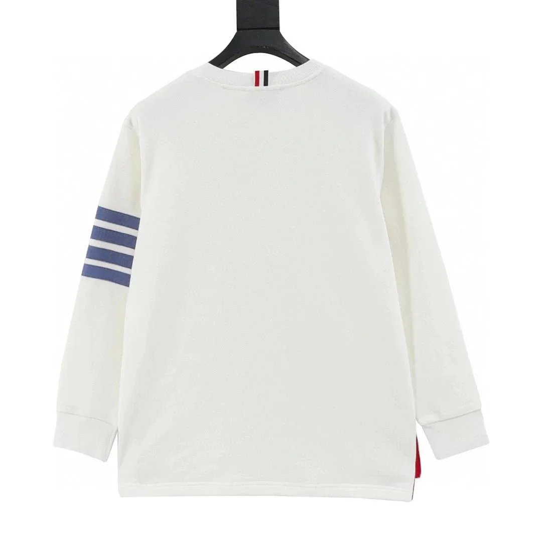 Burberry Four-Bar Crewneck Sweatshirt photo 5