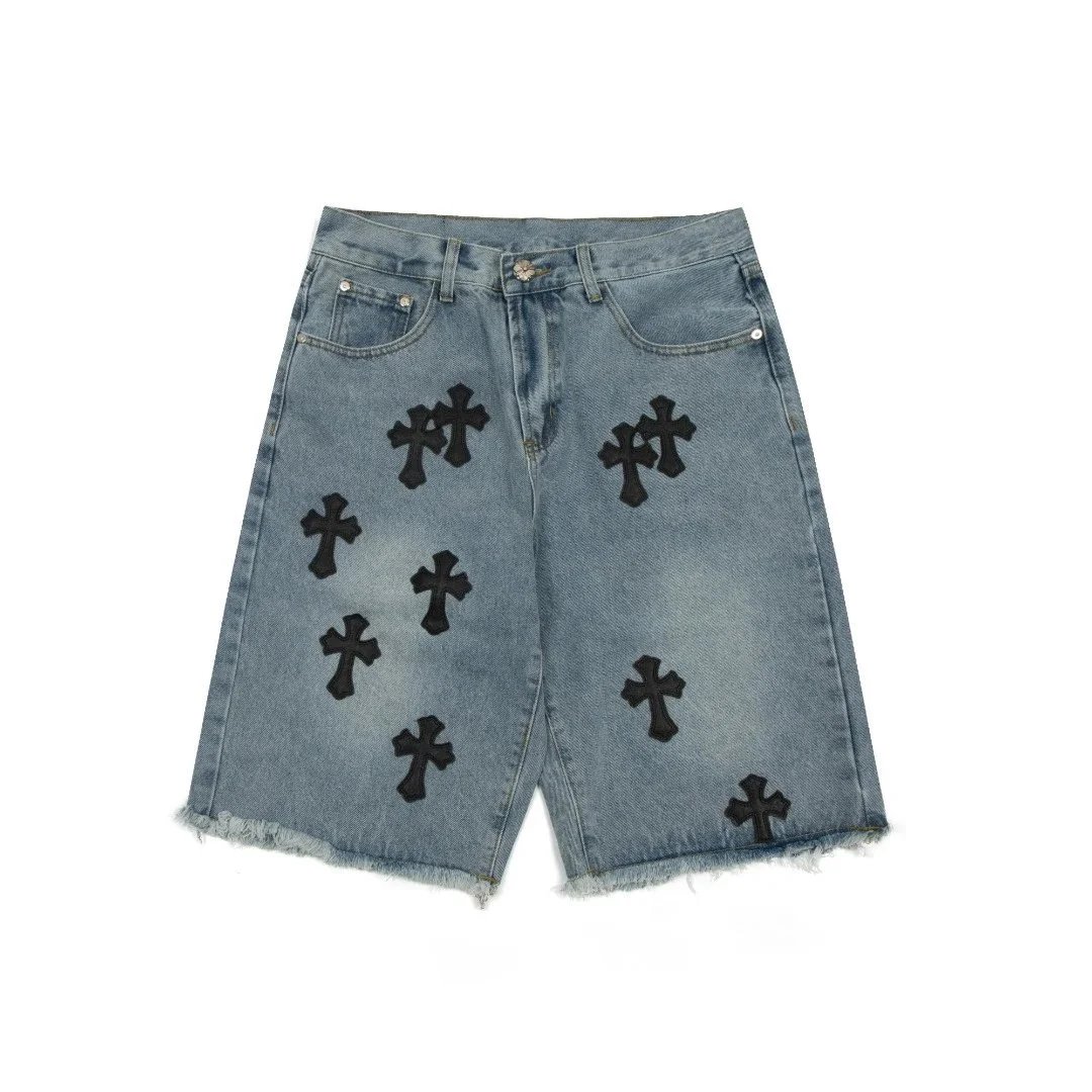 Chrome Hearts Cross Denim Shorts photo 6