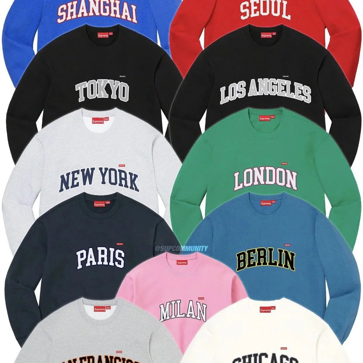 City Print Fleece Hoodie