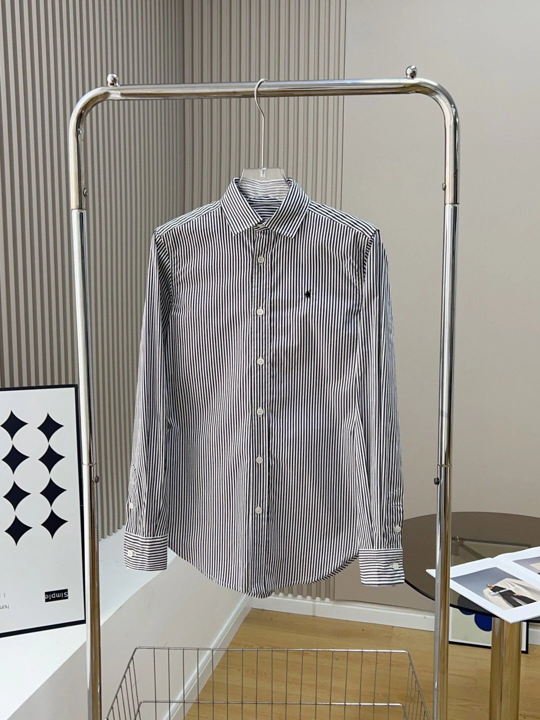 Striped Ralph Lauren Embroidered Shirt photo 4