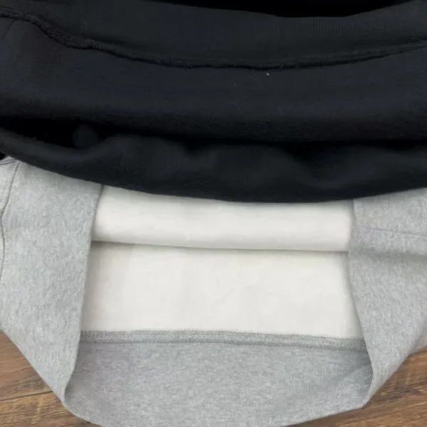 Off-White Hoodie Gray with Contrast Stitching Hoodie - 9