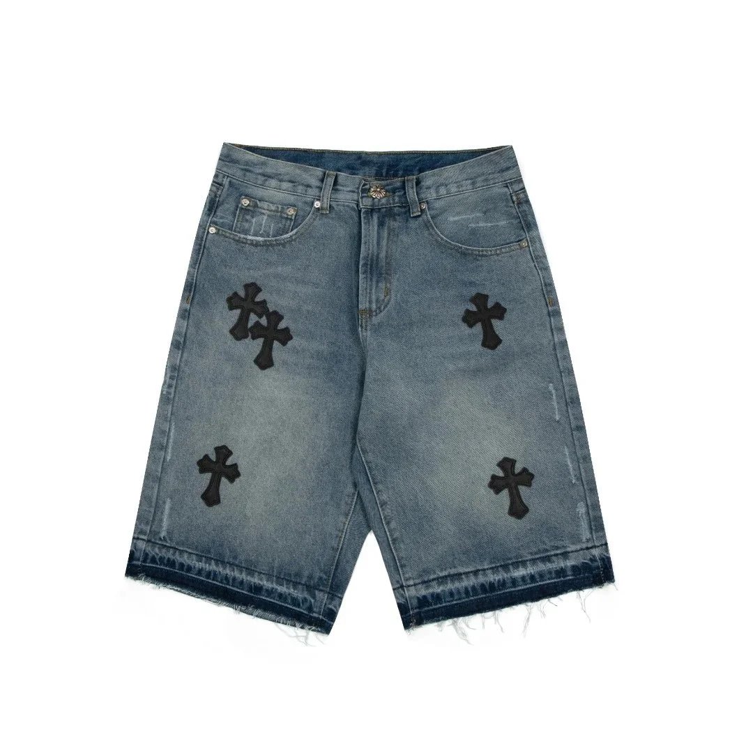 Chrome Hearts Cross Denim Shorts photo 5