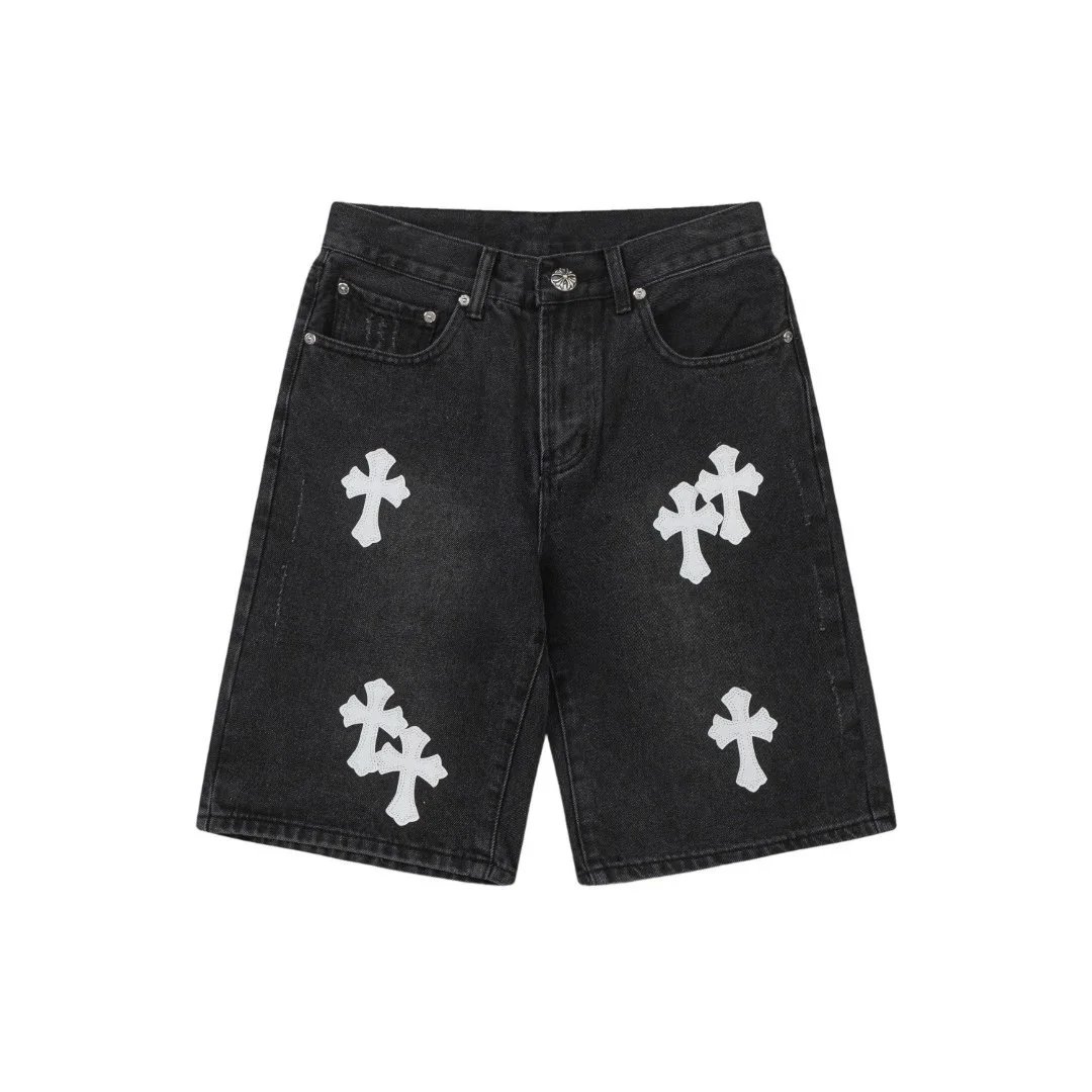 Chrome Hearts Cross Denim Shorts photo 4