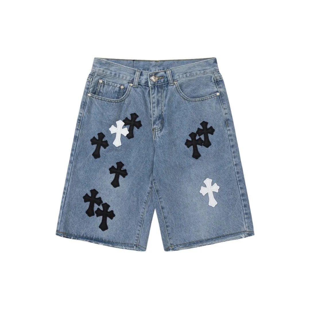 Chrome Hearts Cross Denim Shorts photo 3