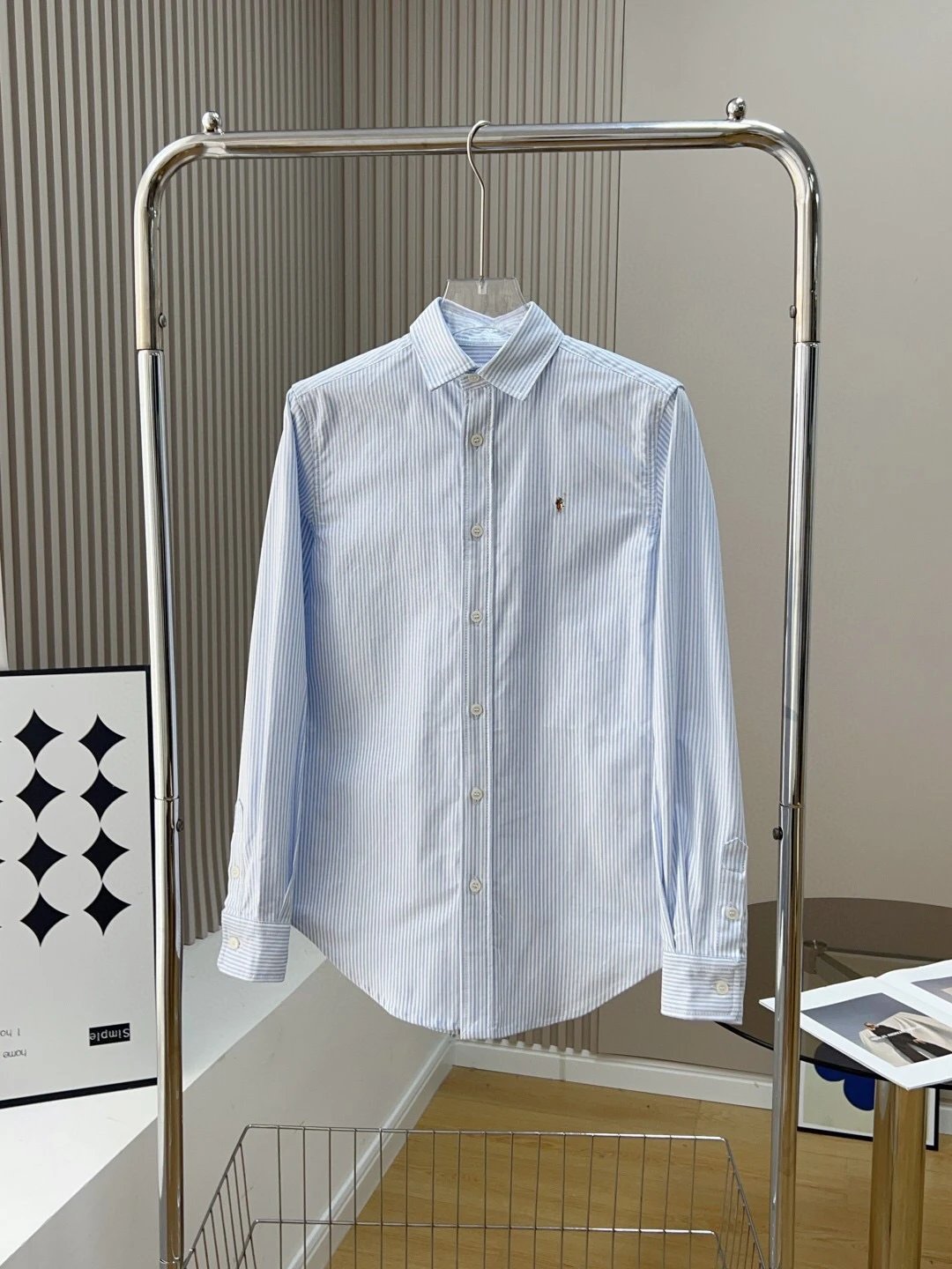 Striped Ralph Lauren Embroidered Shirt photo 2