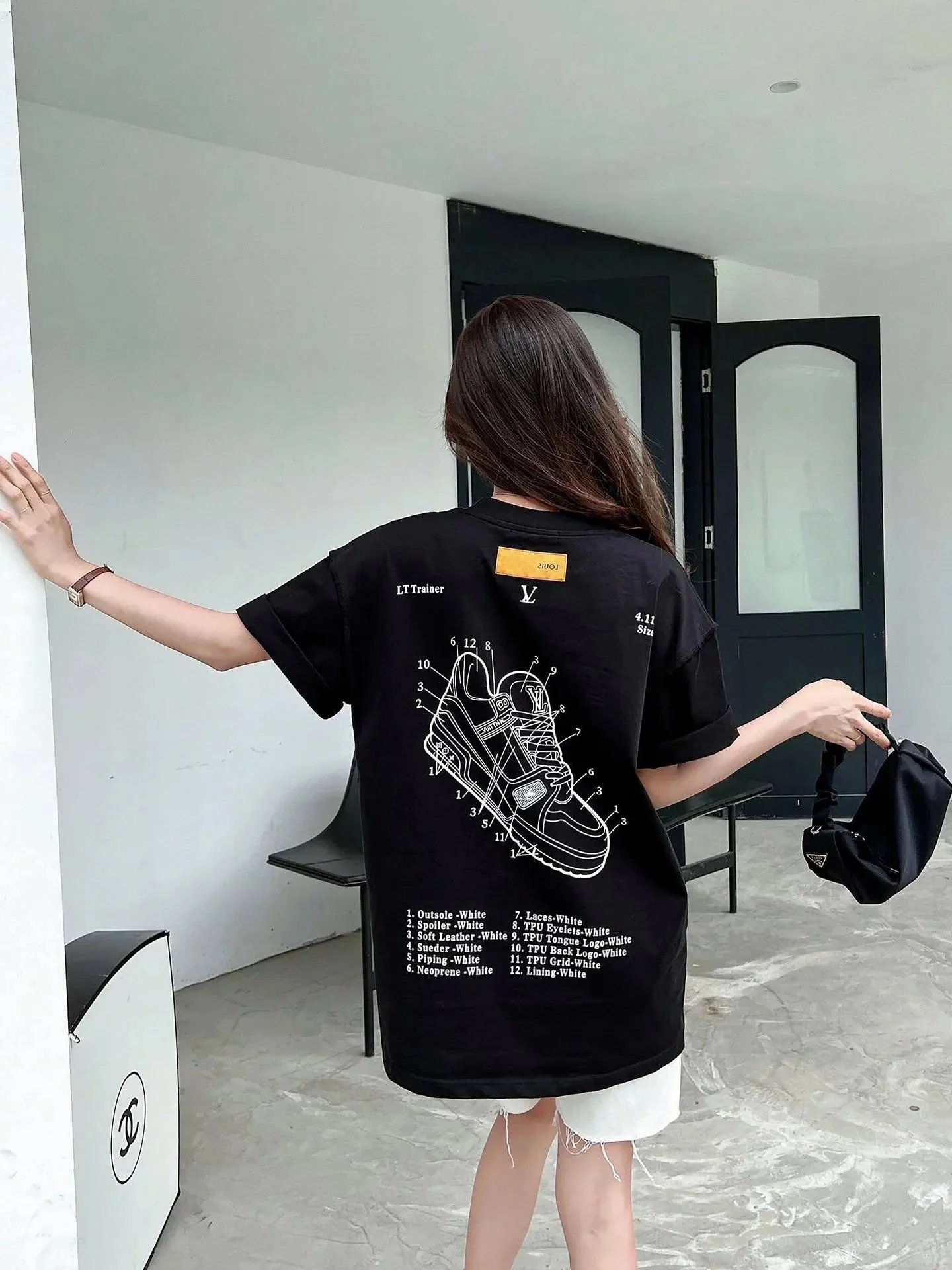 Sneaker Print T-Shirt photo 8