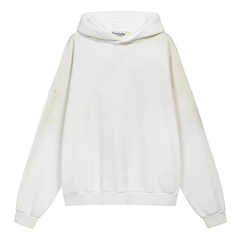 Acne Studios Stockholm 1996 Off-White and Grey Oversized Hoodie