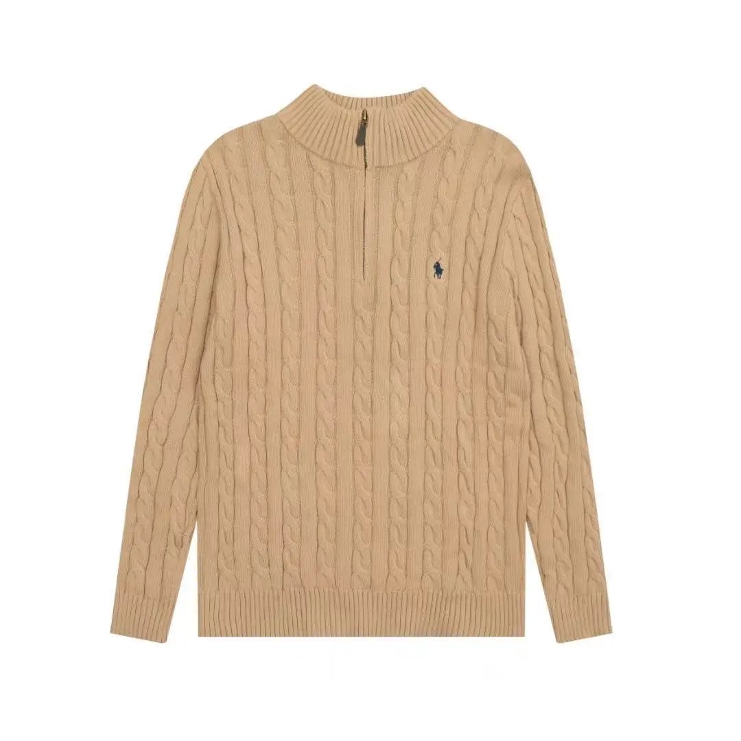 Ralph Lauren Embroidered Half-Zip Knit Sweater photo 6