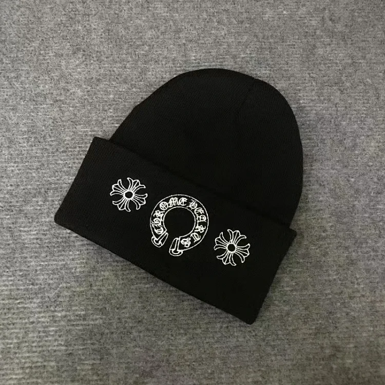Knitted hats Sanskrit printed woolen hats for men and women embroidered hats(pic3) Knitted hats Sanskrit printed woolen hats for men and women embroidered hats