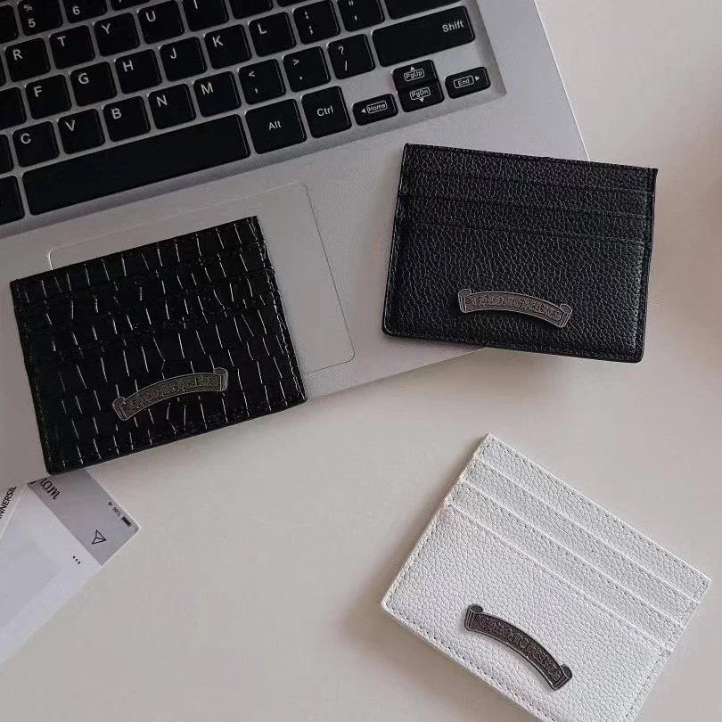Card holder style Unisex leather case ID bag multi-position card holder
