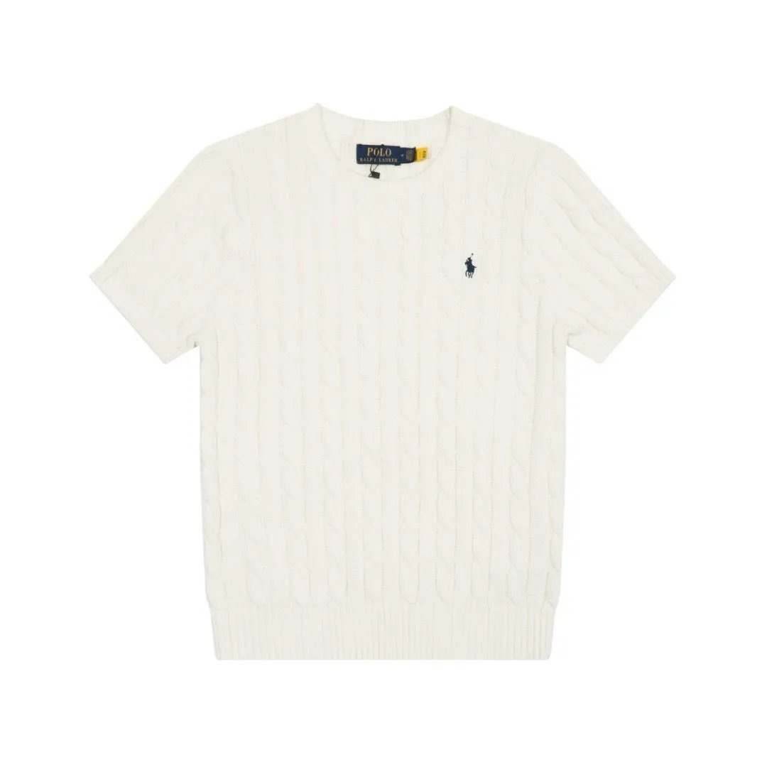 Ralph Lauren Pony Embroidered Knit T-Shirt photo 3