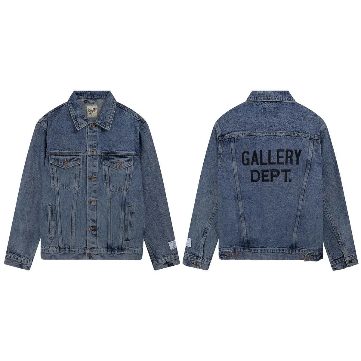 Embroidered Ripped Denim Jacket photo 7