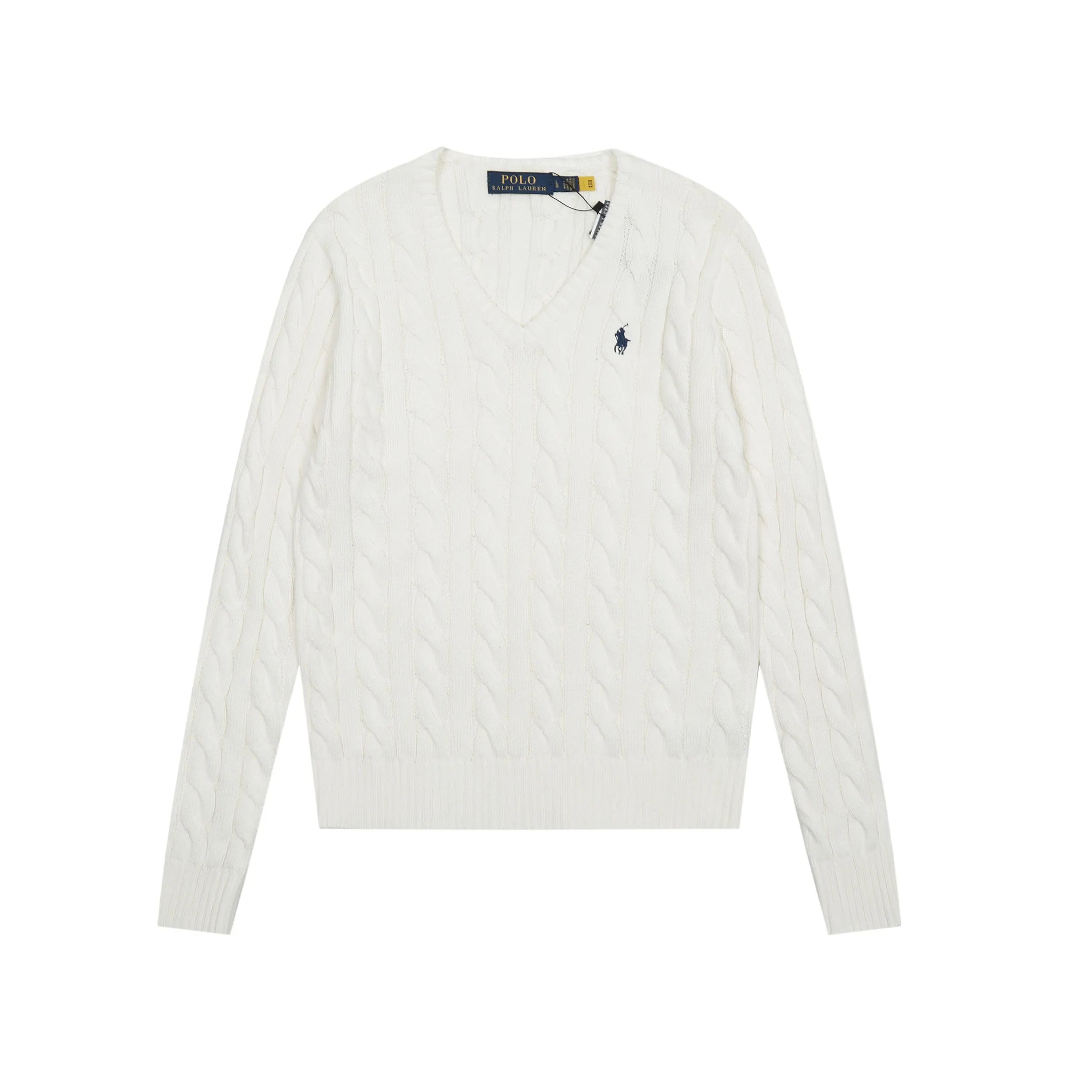 Ralph Lauren Marl V-Neck Knit Sweater photo 5