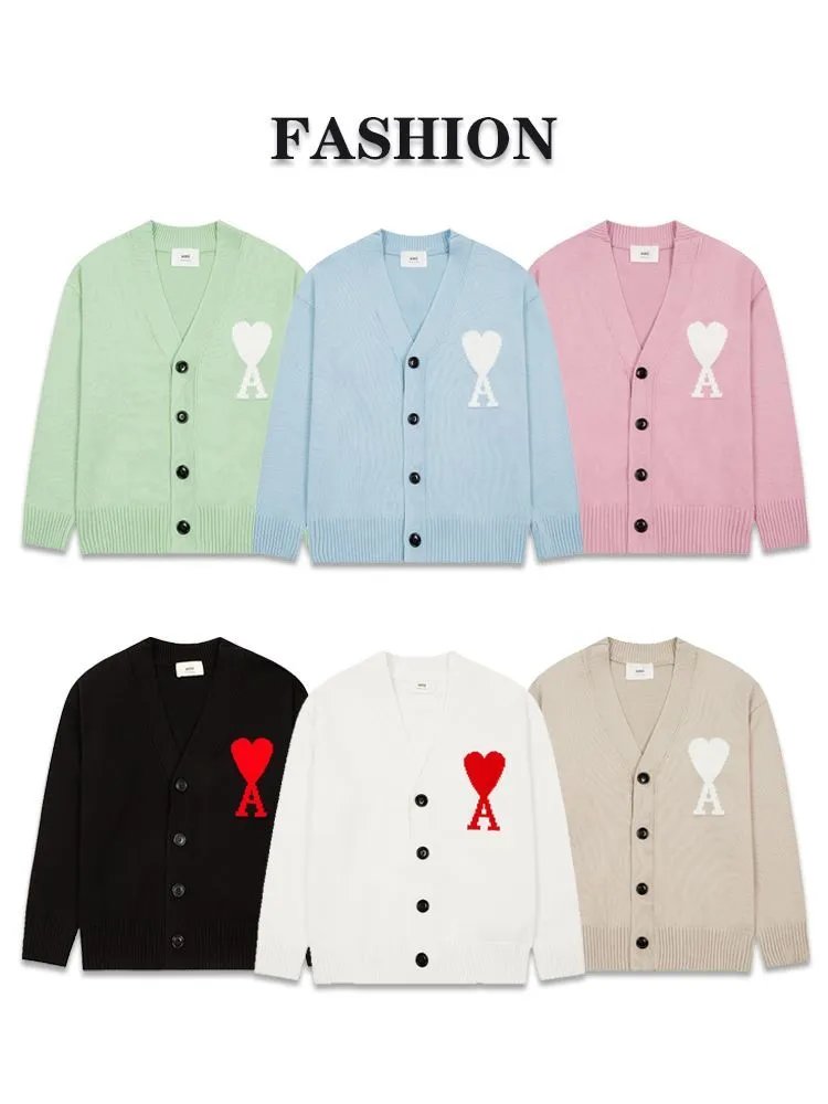 Heart Knit Cardigan Sweater