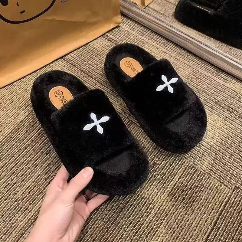 Fluffy Fuzzy Slippers Women photo 3