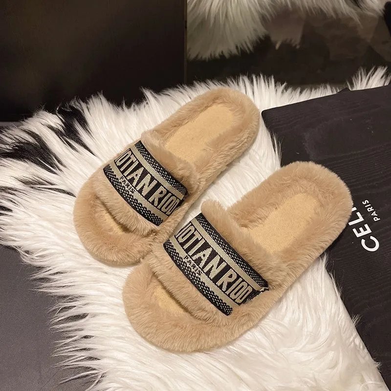 Fluffy Fuzzy Slippers Women photo 7