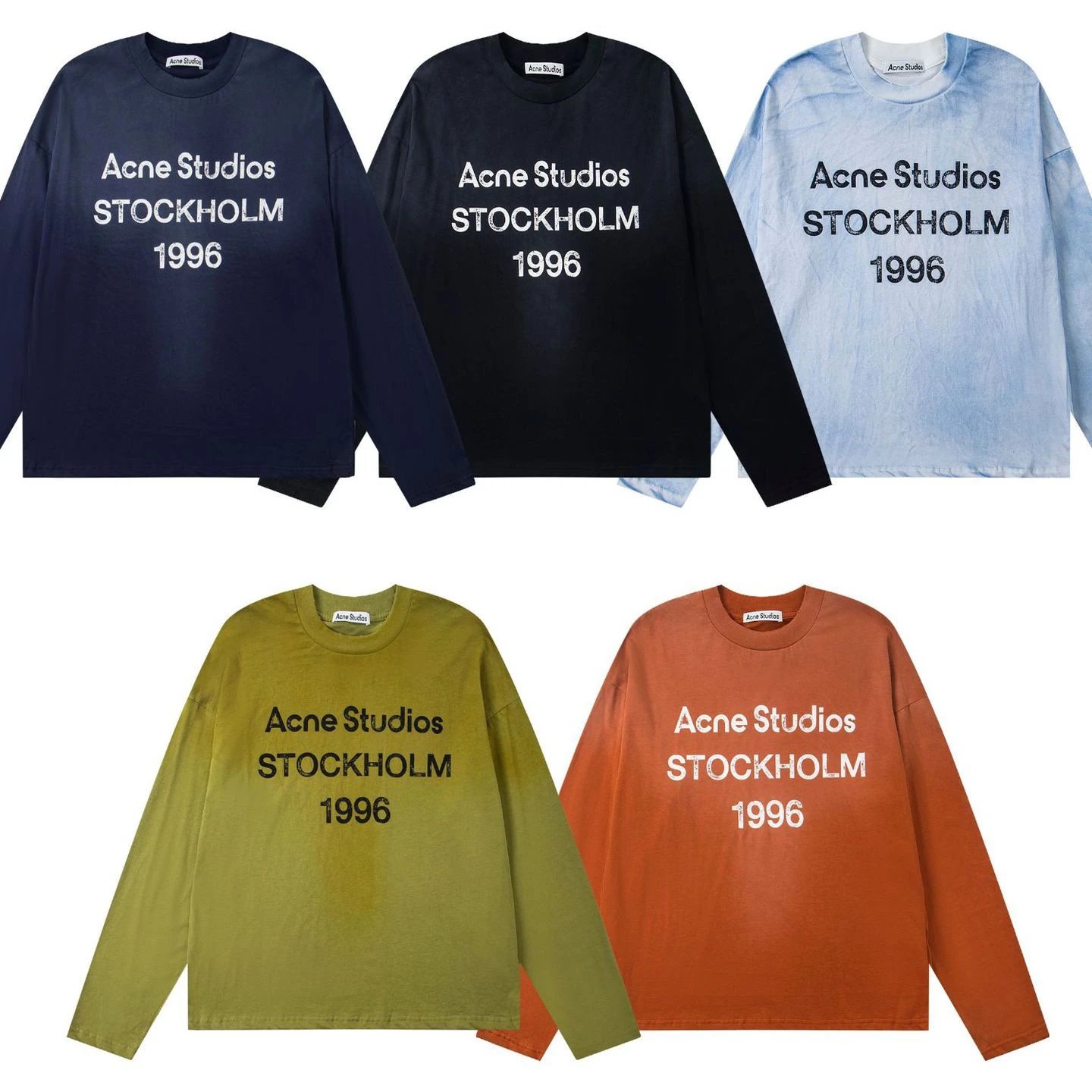 Distressed Letter Long Sleeve Top