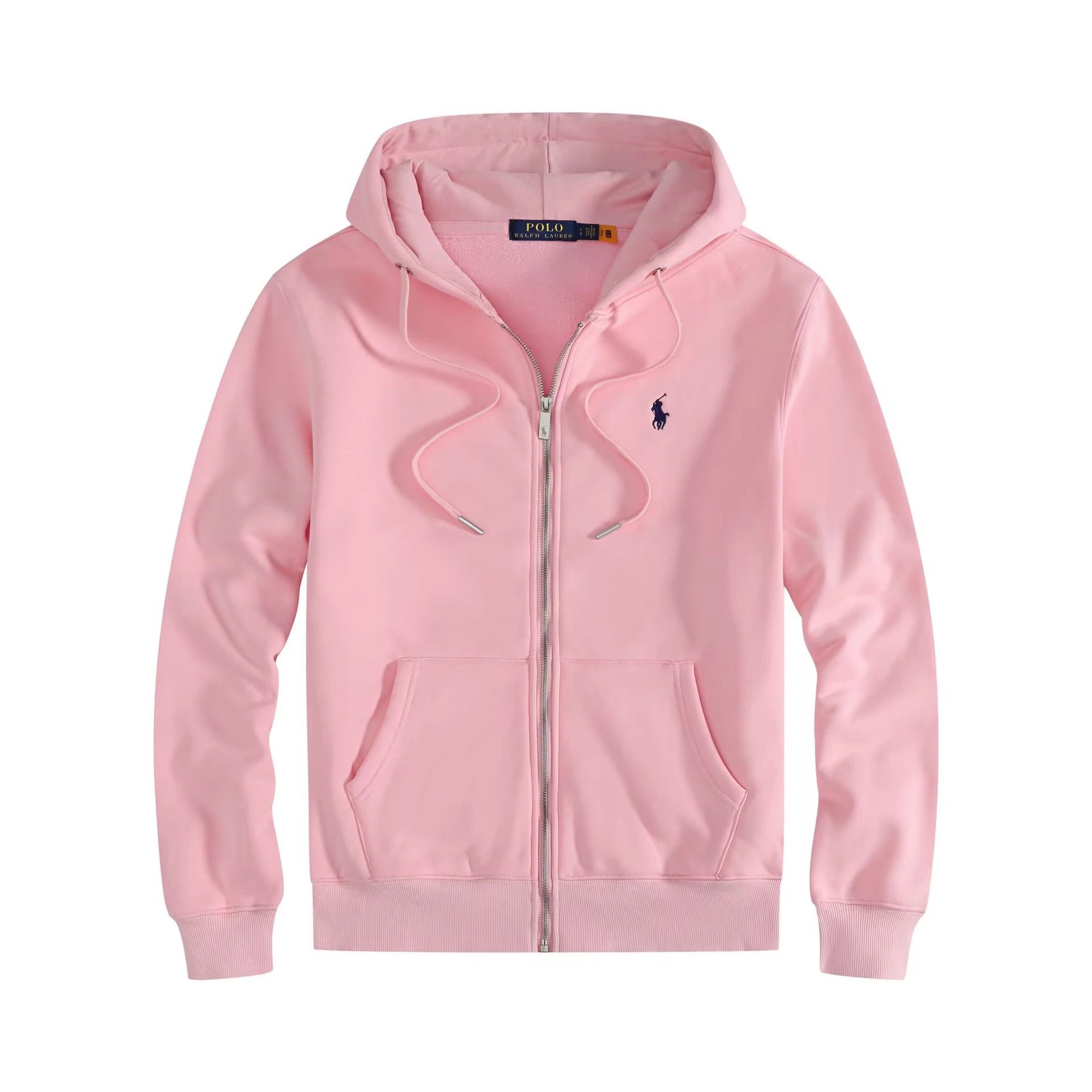 Zip-Up Pink with Black Logo