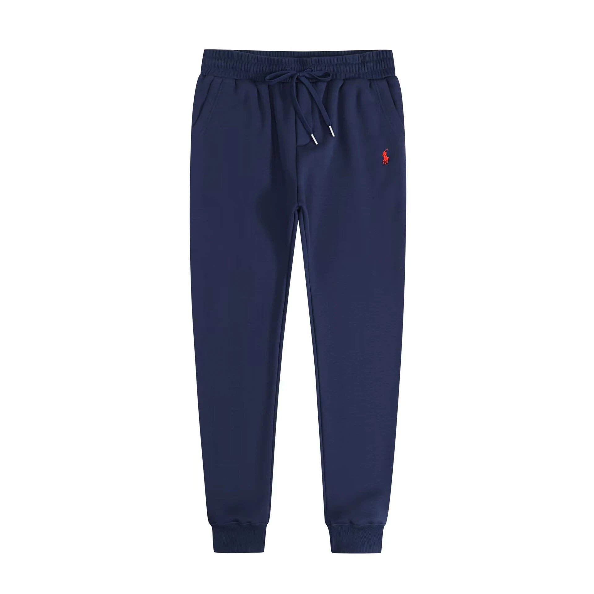 Sweatpants Navy Blue with Red Logo