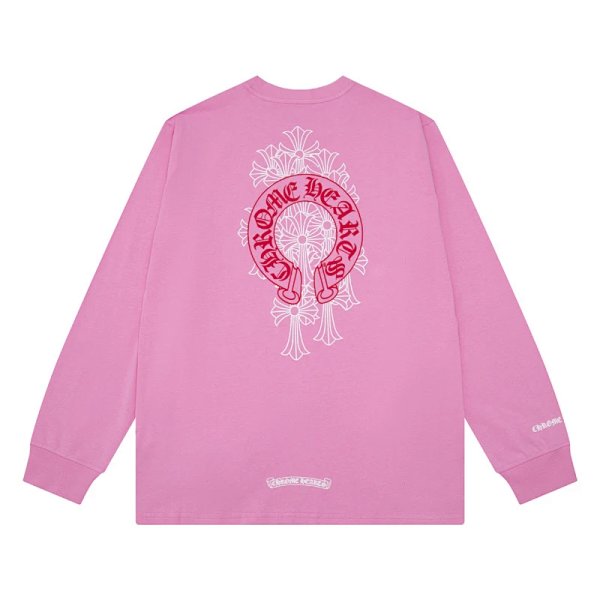 Chrome Hearts American Dark Gothic Style Long-Sleeve T-Shirt