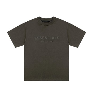 Short-sleeve T-shirt from Fear of God (FOG)'s sub-line, the Essentials collection. - rep koszulki