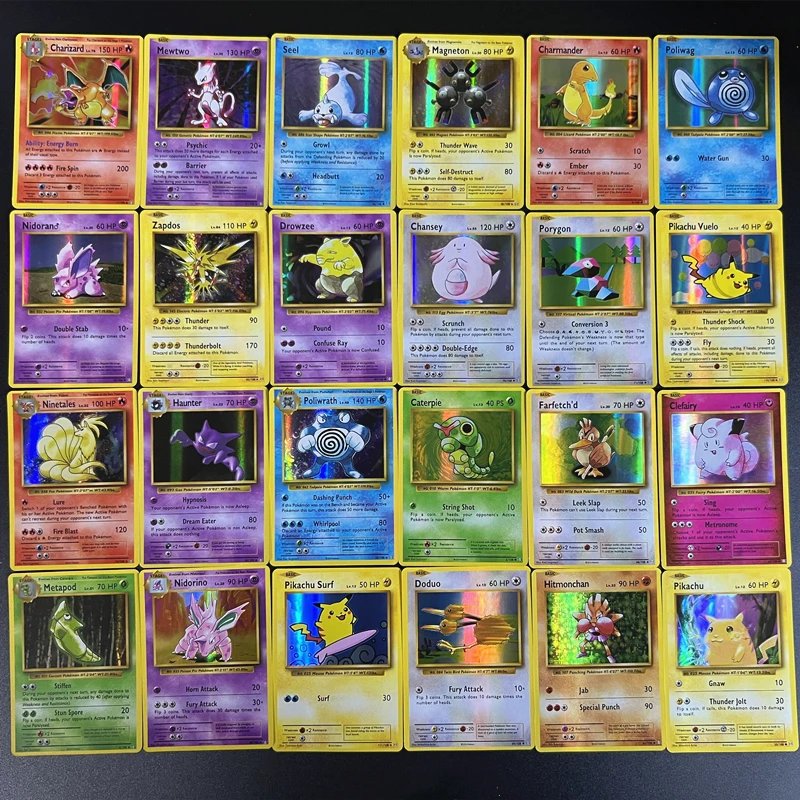 Pokemon XY Evolutions Spanish Edition Secret Rare Holo Trading Cards Set
