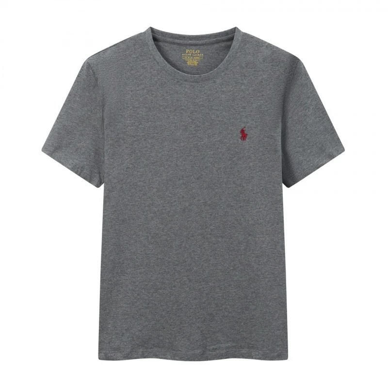 Dark gray T red label
