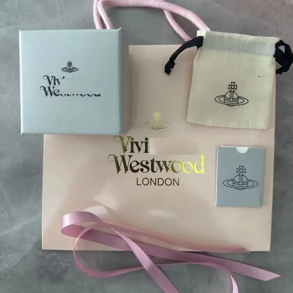 Vivienne Westwood Orb Logo Packaging Set Pink Beige Accessories - 3