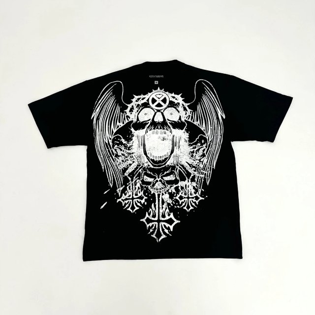 Ken Carson Black Cotton Hip Hop Logo T-Shirt