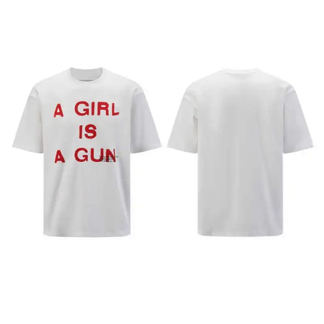 Pleasures A girl is a gun T-shirt Tee: seller detail photo 2