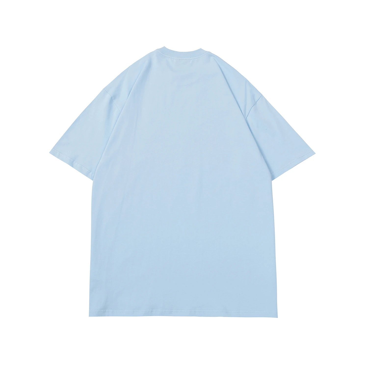 Rose Red Oversized Cotton T-Shirt Unisex Drop Shoulder Tee
