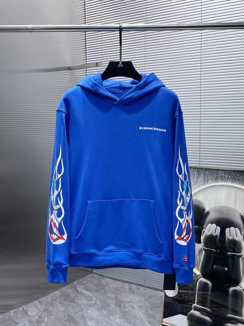 Chrome Hearts Blue Hoodie