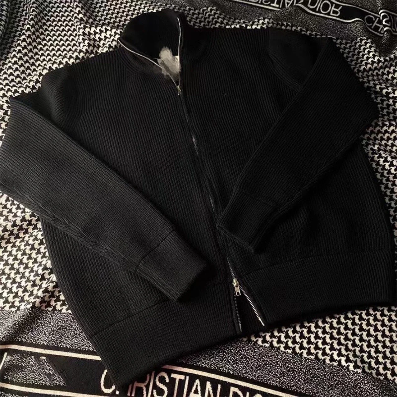 Margiela Jersey con Cremallera Completa
