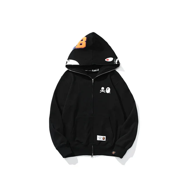 A Bathing Ape Hoodies & Sweatshirts Shark full-zip camouflage hoodie product detail image 24