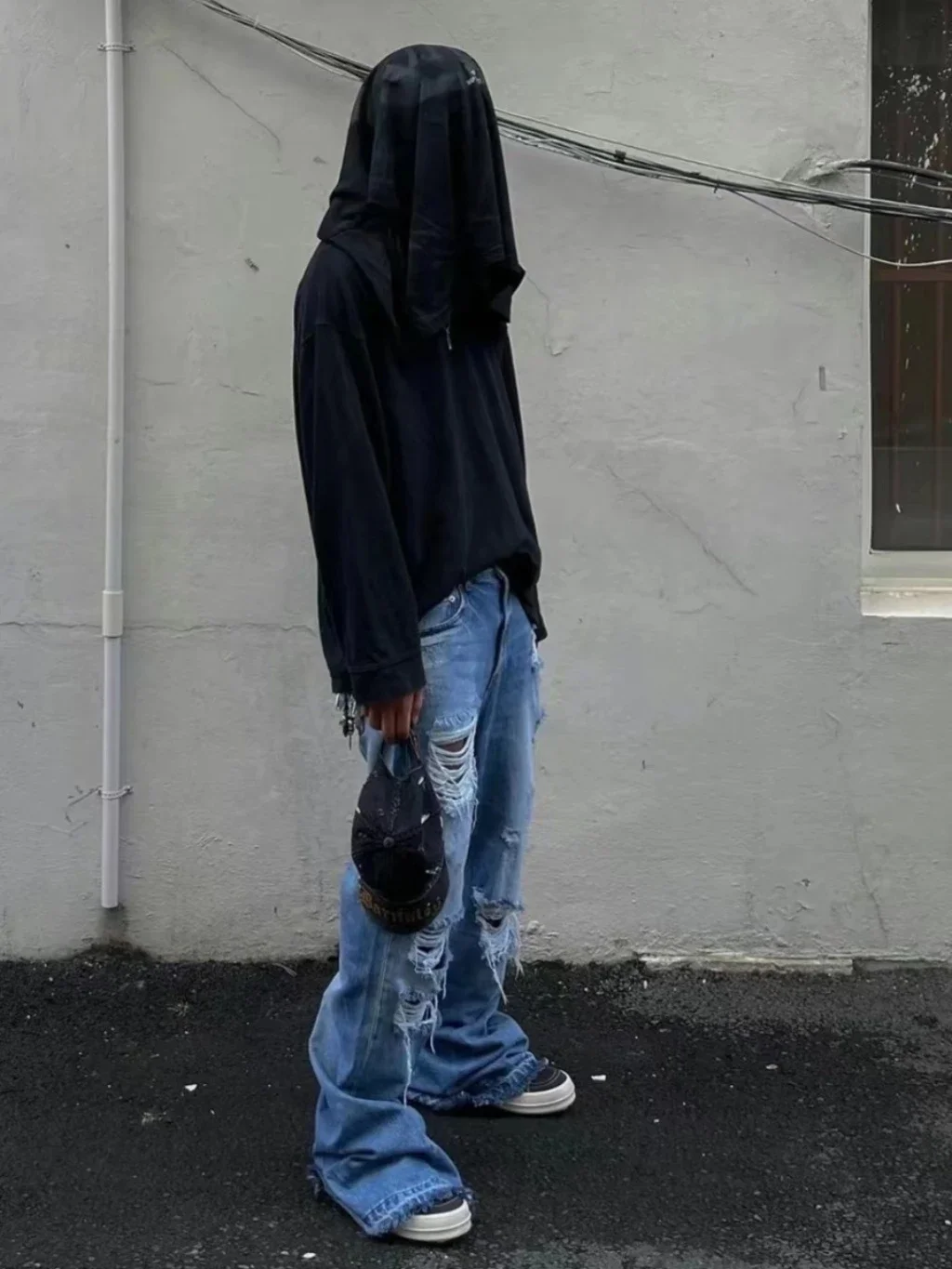Undermycar Denim Rasgado