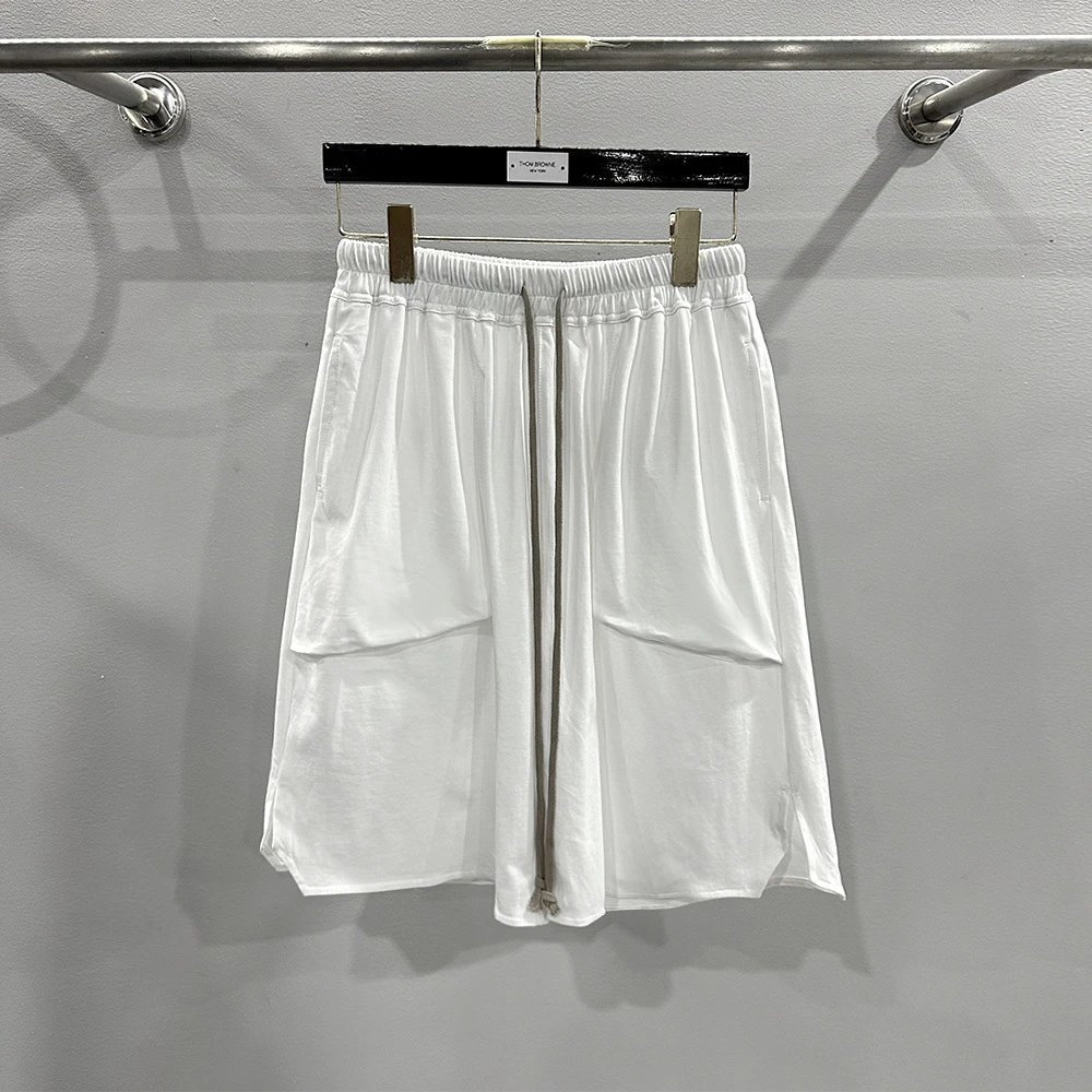 White Elastic Waist 