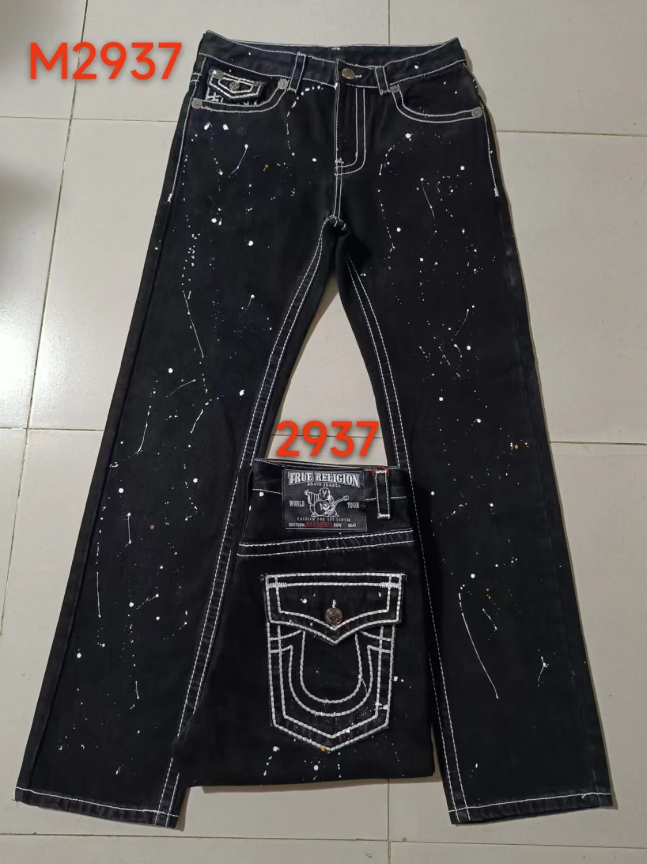 Black with Ink Splatter M2937