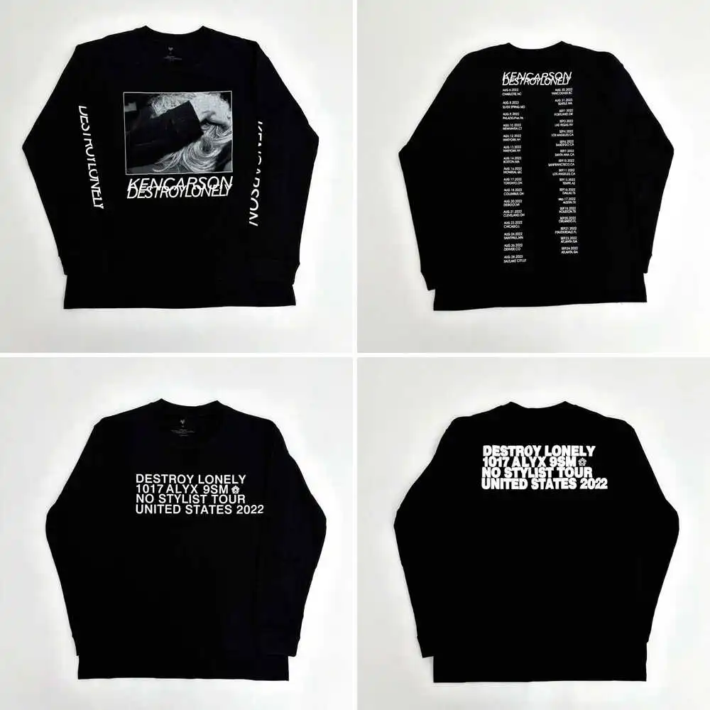 Ken Carson x Destroy Lonely Camiseta Manga Larga