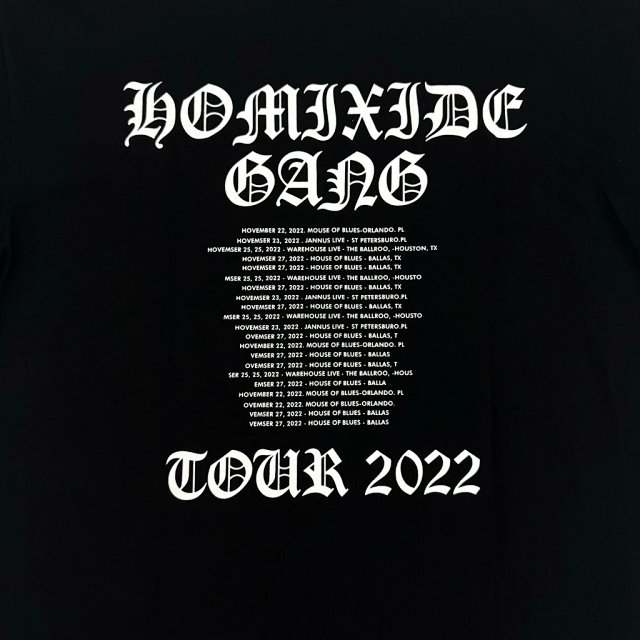 Homixide Gang Merch T-shirt Tee: seller detail photo 4