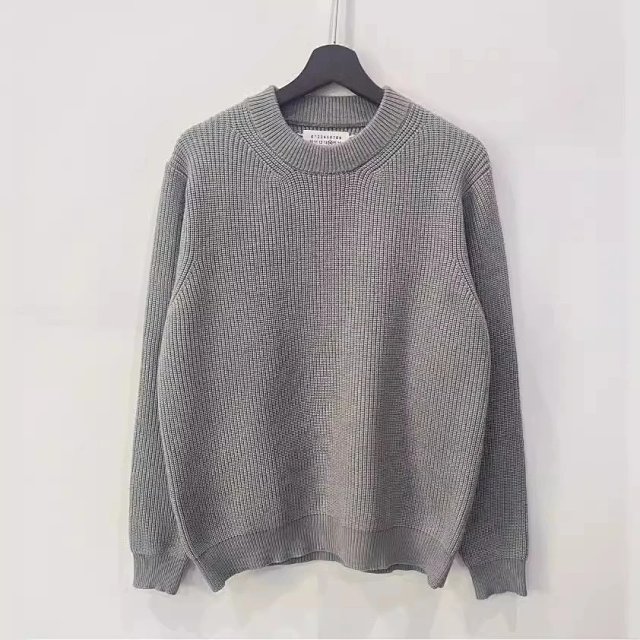 Maison Margiela Round neck pullover loose knit sweater: seller detail photo 3