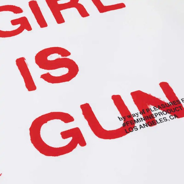 Pleasures A girl is a gun T-shirt Tee: seller detail photo 5