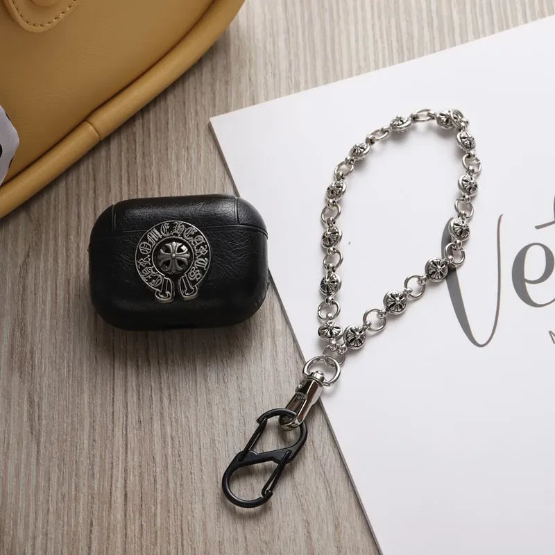 Chrome Hearts AirPods Pro Case Black Leather - 6