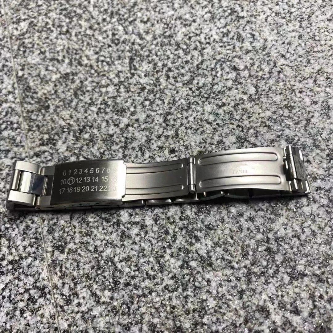 Maison Margiela Replica Numbered Bracelet Silver Metal Bracelet - 8