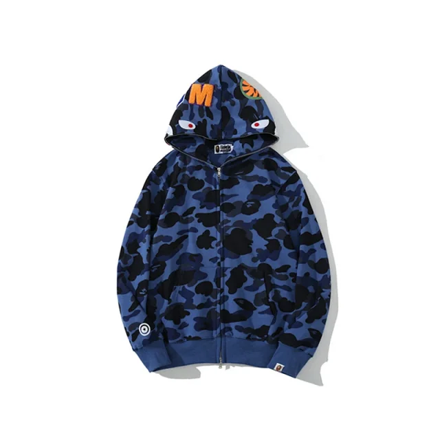 A Bathing Ape Hoodies & Sweatshirts Shark full-zip camouflage hoodie product detail image 18