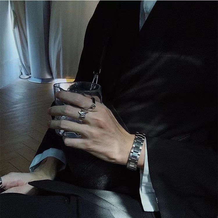 Maison Margiela Replica Numbered Bracelet Silver Metal Bracelet - 10