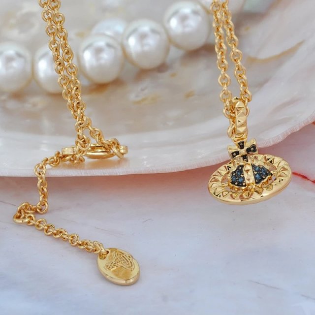 Vivienne Westwood Saturn Necklace: seller detail photo 7