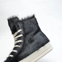 Rick Owens Black Pony Hair Ramoens — seller photo 5