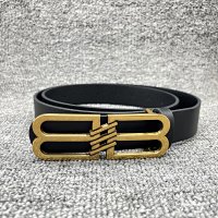 Gold long double B 2.5 wide