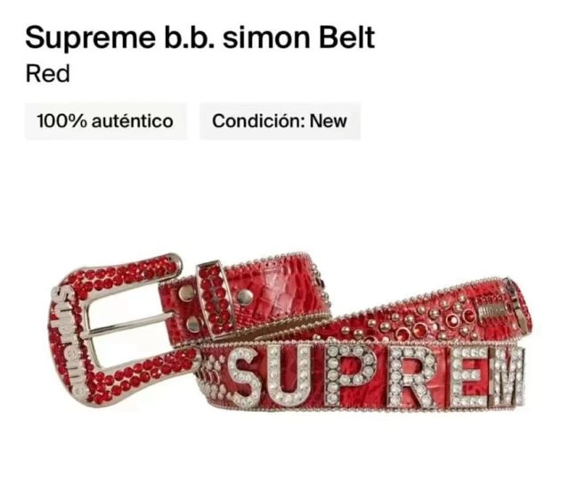 Supreme x BB Belt: seller detail photo 3