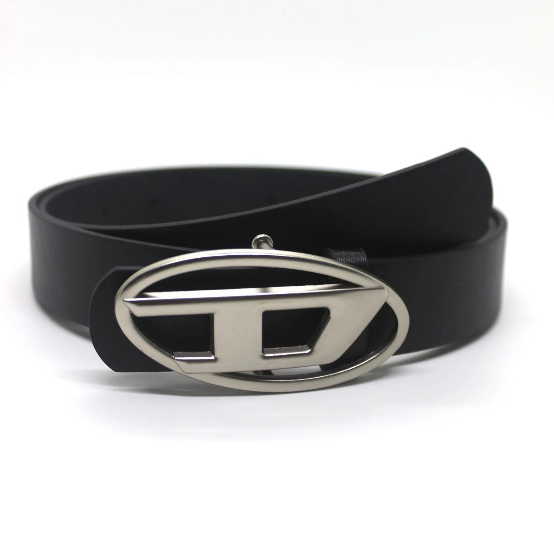 Matte buckle black belt 2.8 wide